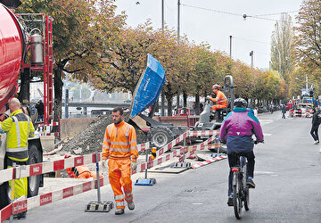 «Trotz Grossbaustelle geht das Leben weiter»