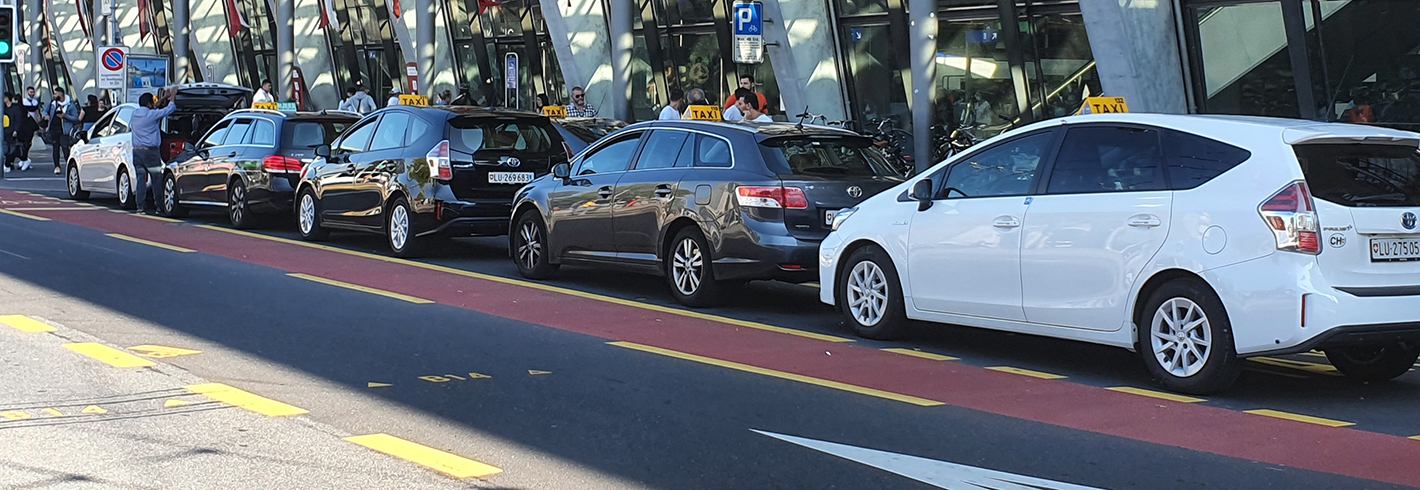 Taxistandplätze Bahnhof Luzern