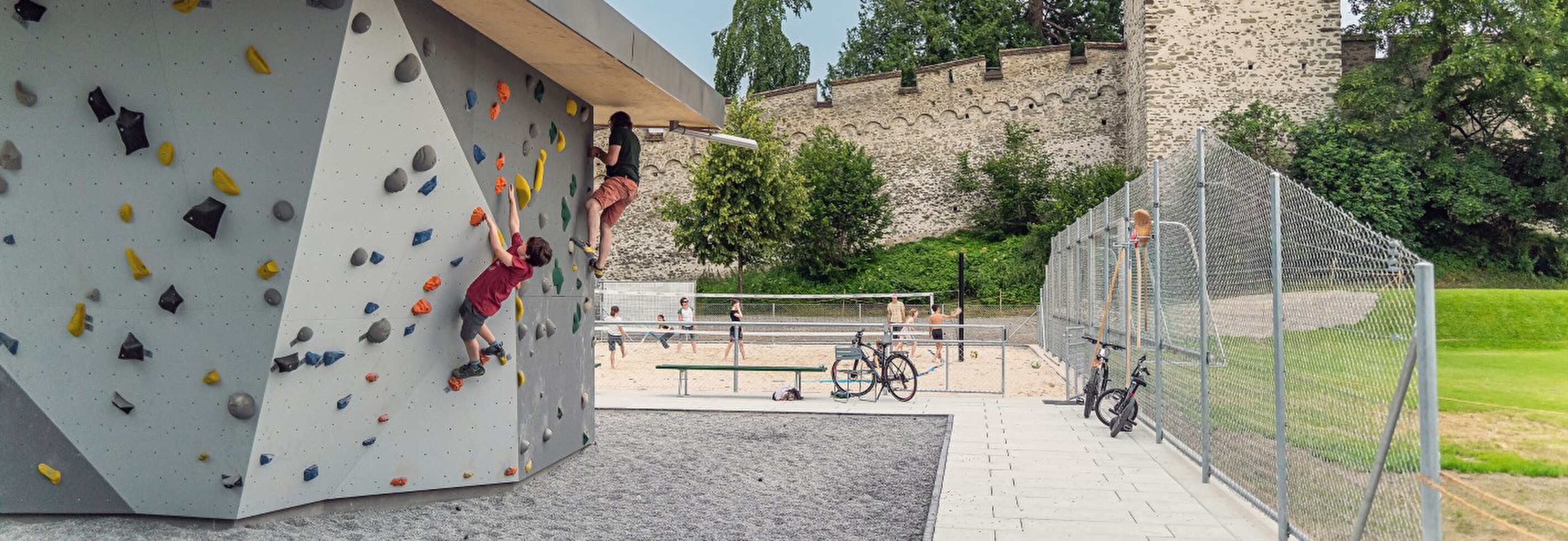 Neue Beach- und Boulderanlage Bramberg