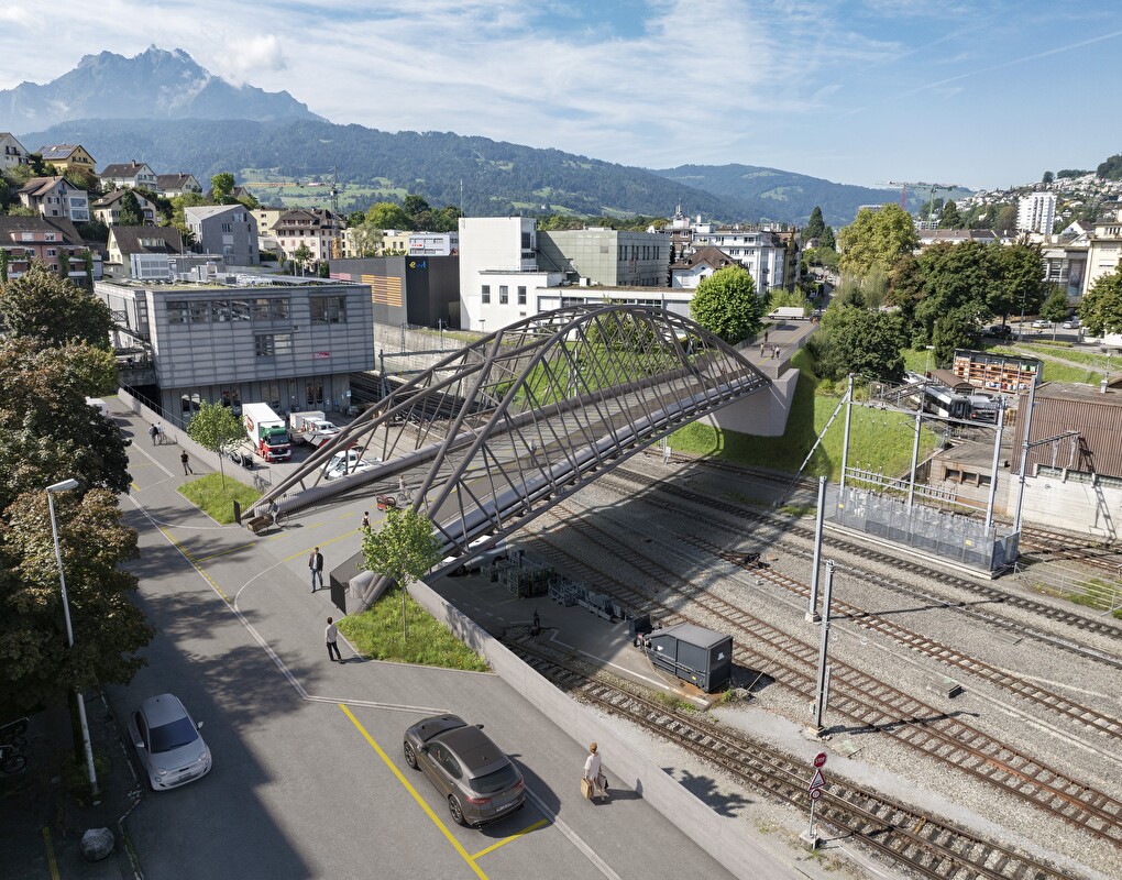 reigleis-Verlängerung: Neue Brücke für die See-Energie und den Fussund Veloverkehr 