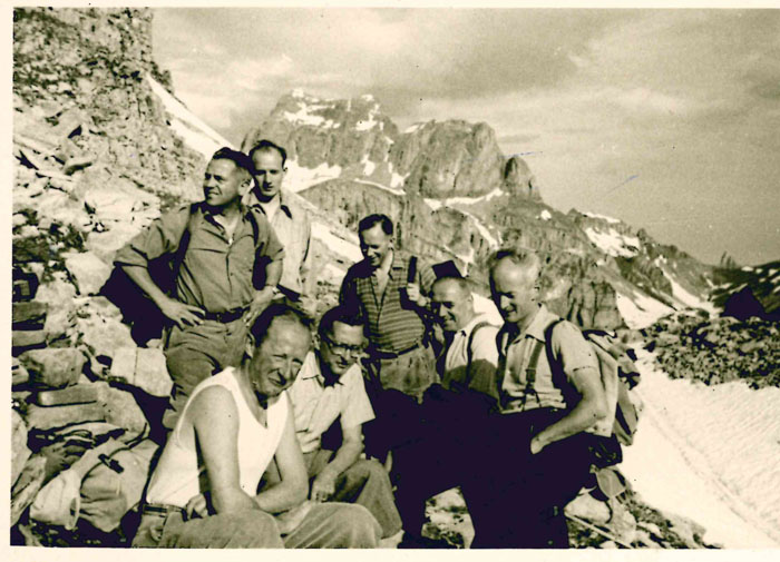 Nach jahrzehntelanger Erfahrung konnten die Bergführer auch für anspruchsvolle Touren aus den eigenen Reihen rekrutiert werden.