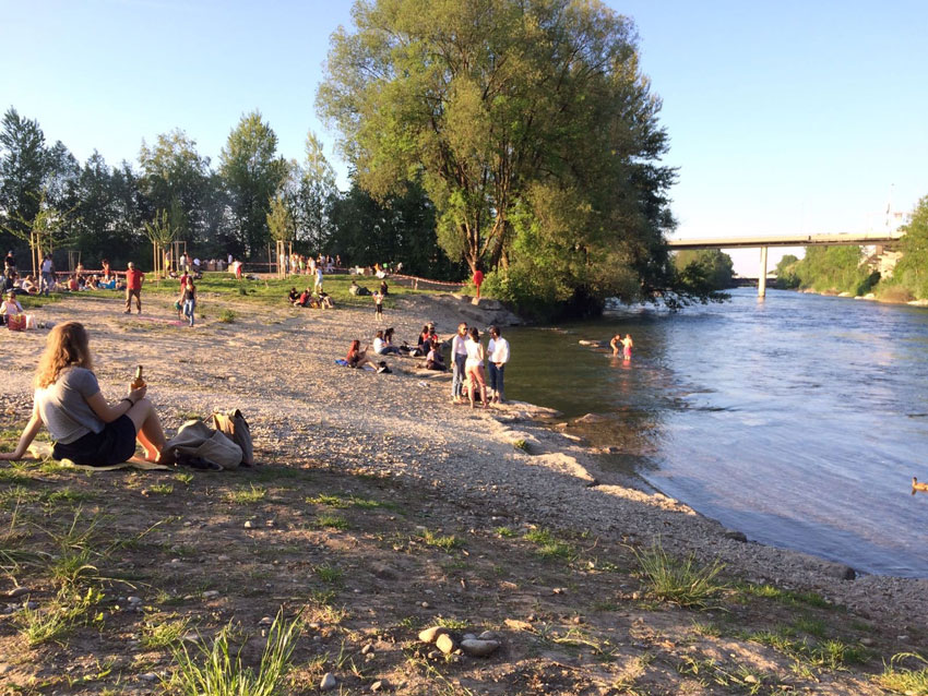 Reusszopf: Zugang zum Wasser ermöglichen.