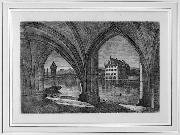 Stahlstich der Kunstgesellschaft von Luzern