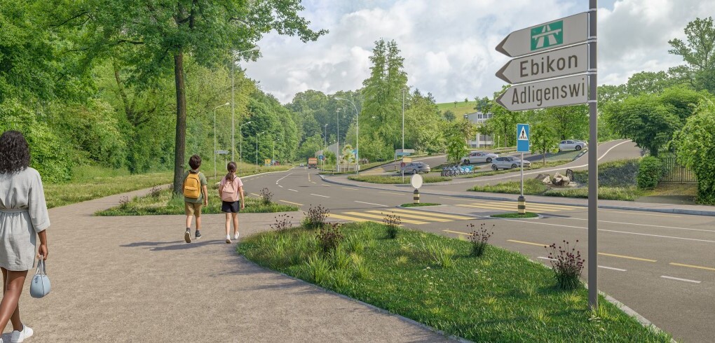 Die Stadt Luzern plant beim Knoten Utenberg diverse Optimierungen bei der Infrastruktur