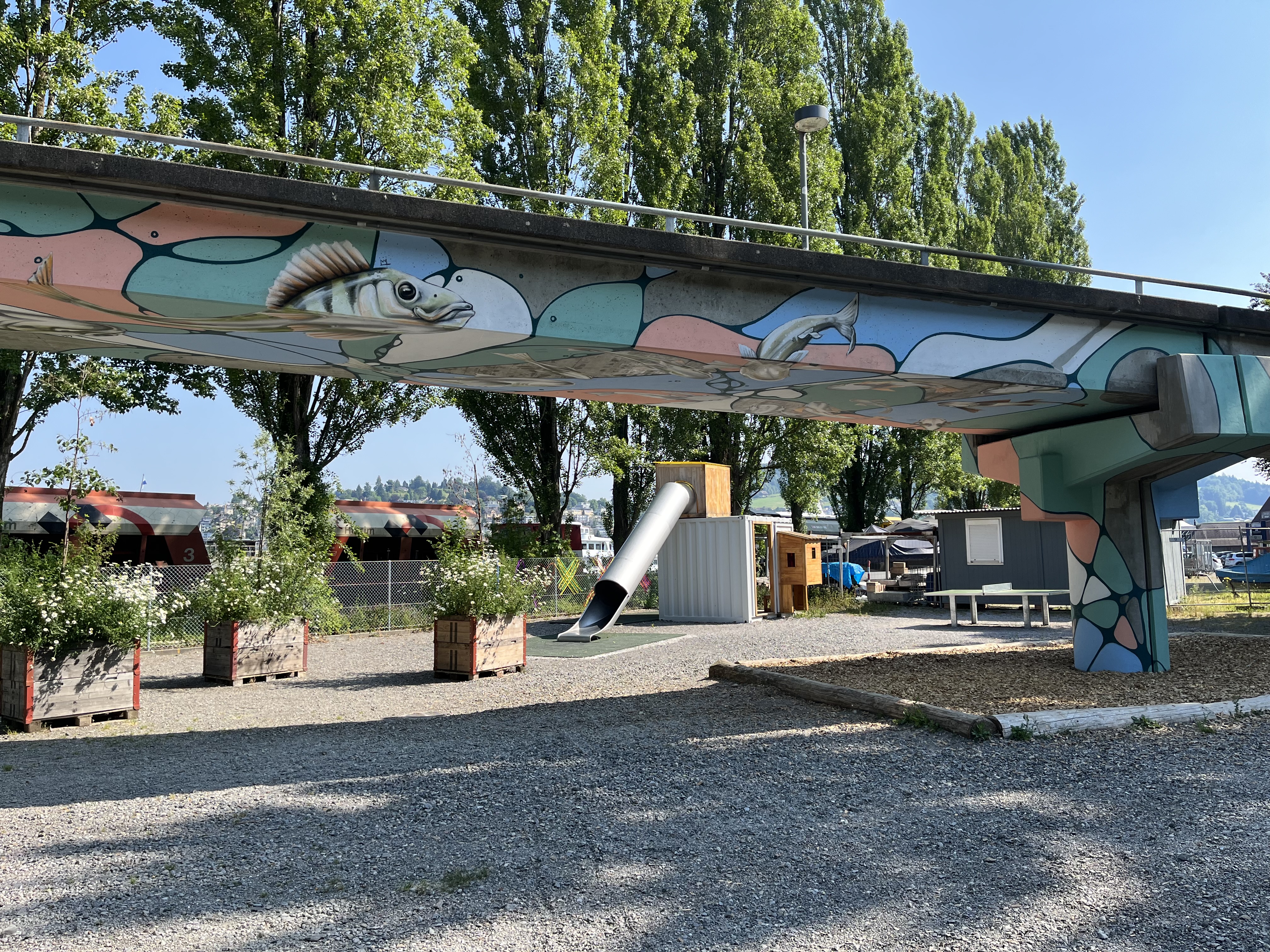 Pop-up-Park Werft