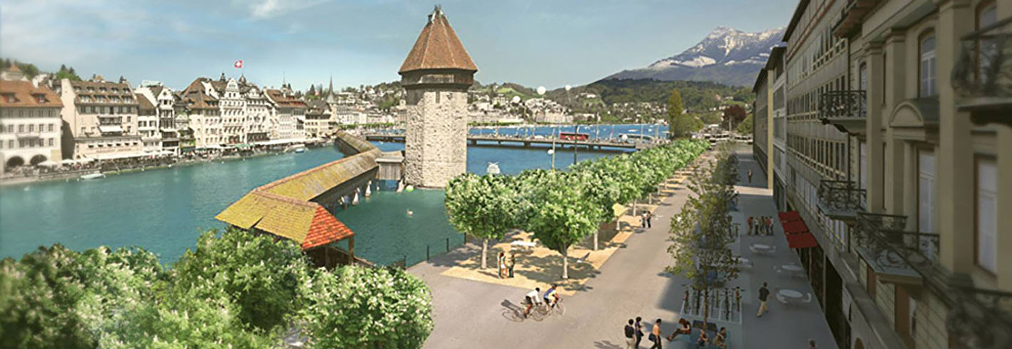Projekt die neue Bahnhofstrasse Luzern