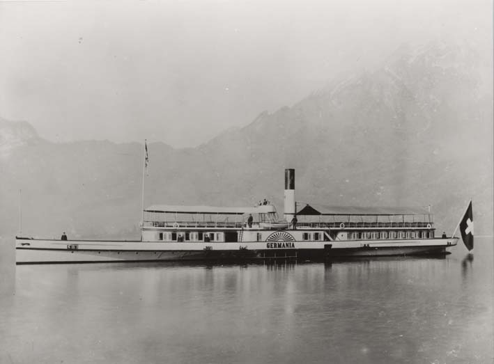 Das DS «Germania» wurde, wie sein Schwesterschiff «Italia», 1872 in Betrieb gesetzt.