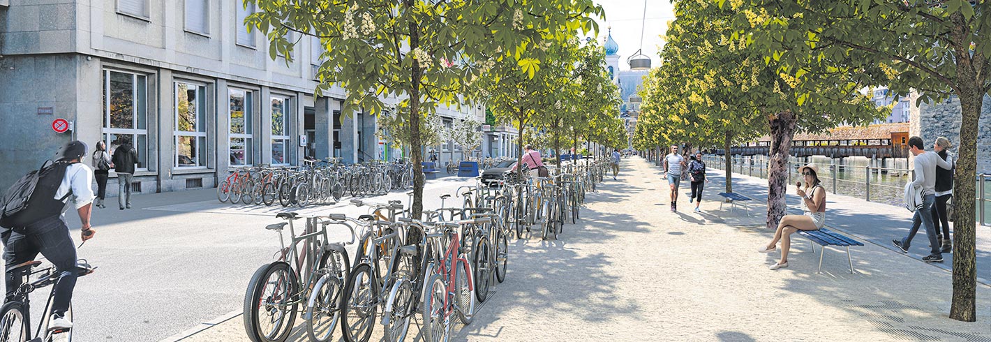 Die Bahnhofstrasse wird jetzt neu gestaltet