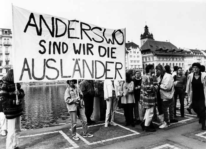 Die Demonstration wurde von fünf Schülerinnen der Kantonsschule Alpenquai organisiert.