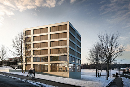 Visualisierung Stadtarchiv (Quelle: Enzmann Fischer Partner AG)