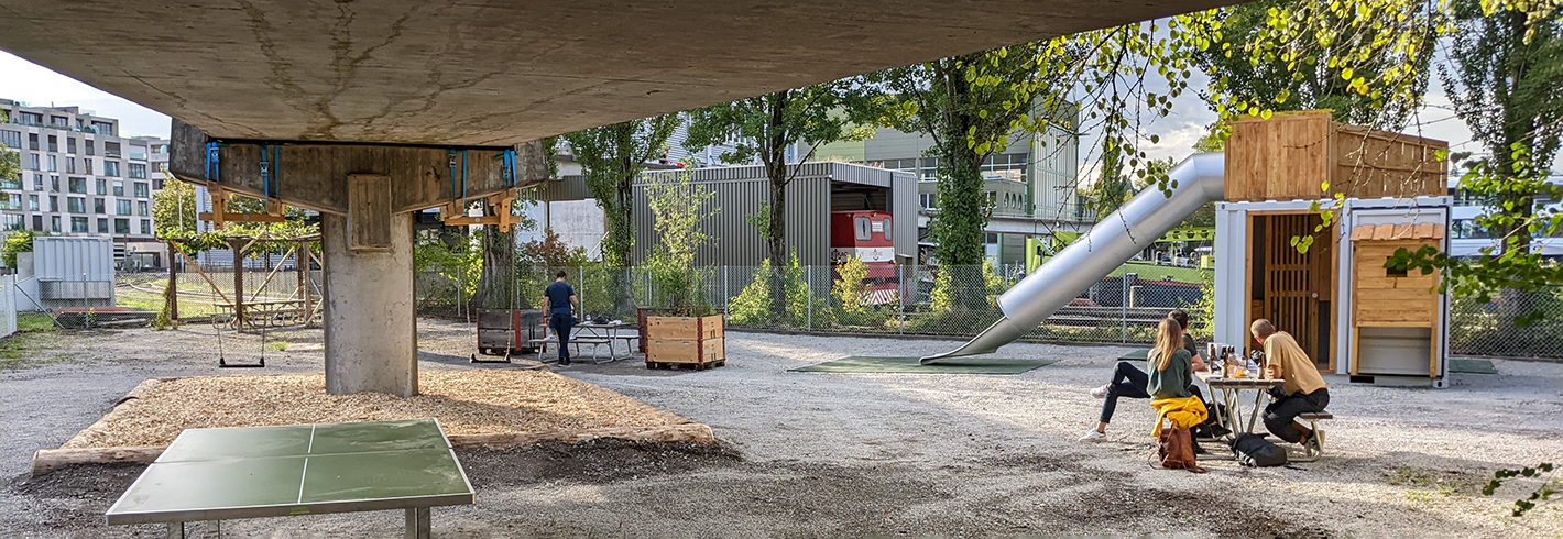 Pop-up-Park Werft Luzern