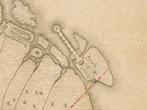 Kartenausschnitt von 1832
