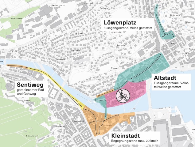 Karte Mischzonen Innenstadt
