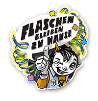 Flaschen bleiben zu Hause