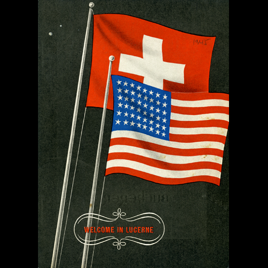 Für die in Luzern weilenden Armeeurlauber erstellte der Verkehrsverein eine Gästebroschüre, welche die Sehenswürdigkeiten und allgemeine Informationen präsentierte.