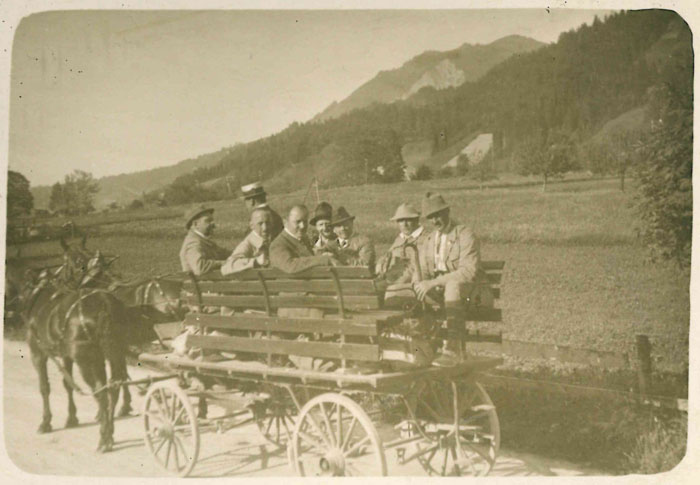 Die Anreise legten sie nicht immer im Zug zurück.