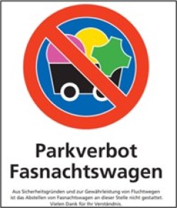 Plakat Fasnachtswagen