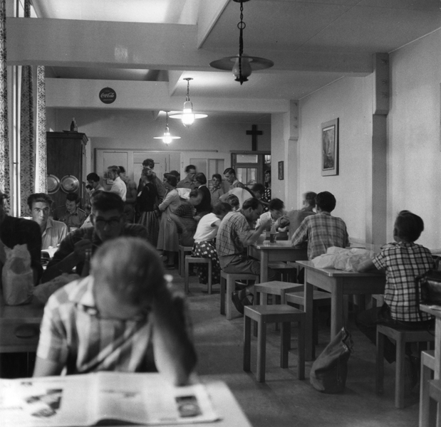 Von 1953 bis 1978 war hier die Jugendherberge untergebracht, heute ist es ein Atelierhaus. 