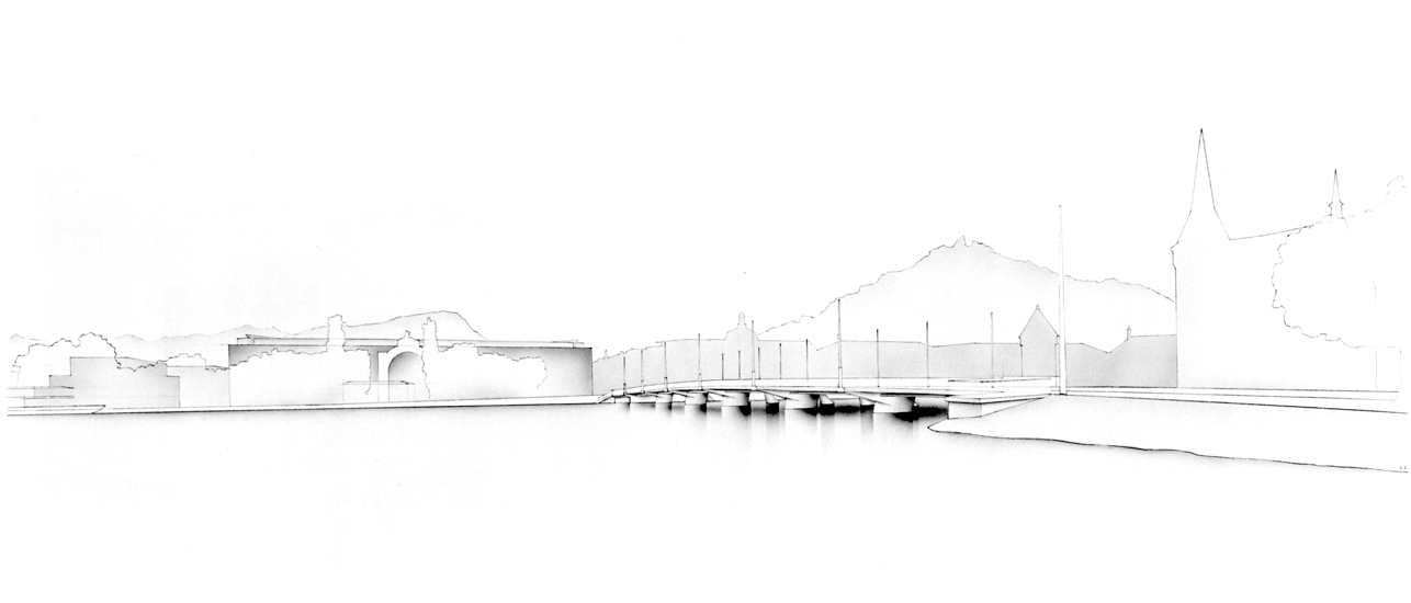 Die Setzungsprobleme verlangten bei der dritten Brücke nach einer neuen Fundierung. Den alten Pfeilern im Seegrund auszuweichen, war dabei eine Herausforderung.