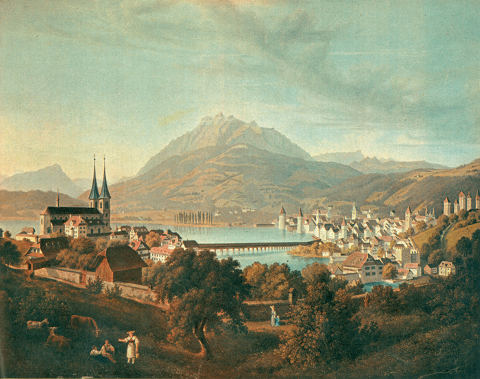 Mit Beginn des Tourismus in der Schweiz im ausgehenden 18. Jahrhundert wurde auch die Hofbrücke von Gästen zum Spazieren entdeckt und wegen der Aussicht auf See und Berge geschätzt.