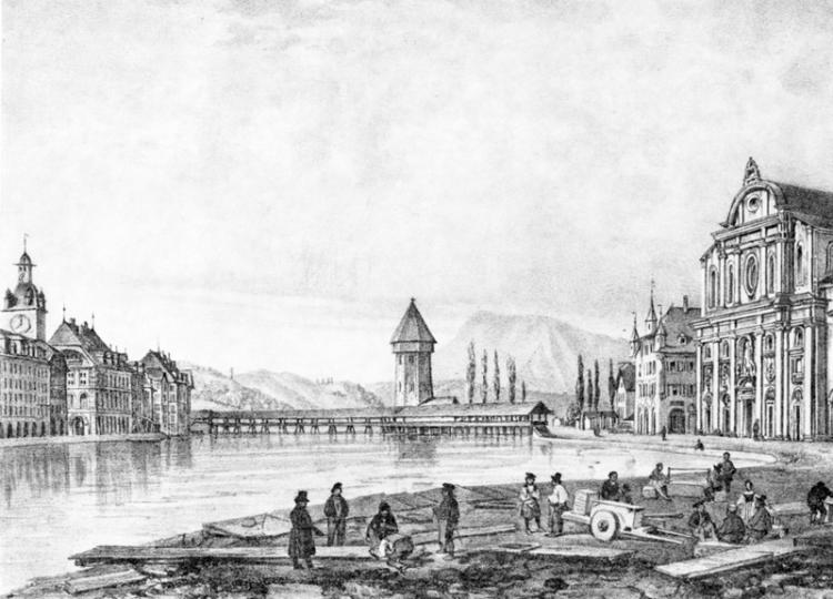Bei der Erstellung des Quais wurde die Verbindung mit dem Freienhof gelöst und der südliche Brückenkopf abgebrochen.