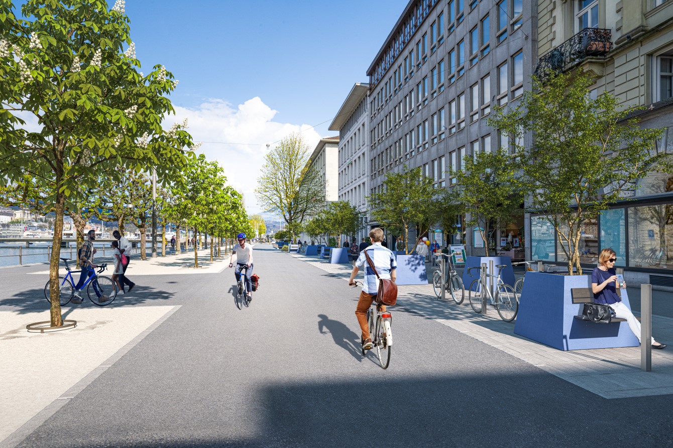 Visualisierung neue Bahnhofstrasse