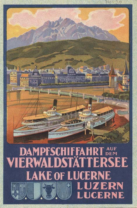 Schiffsverzeichnis mit Panoramakarte, ca. 1930