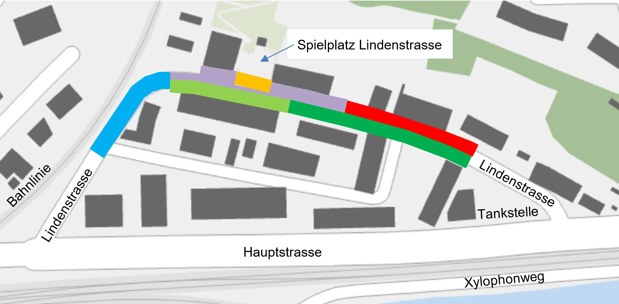 Bauetappen Lindenstrasse