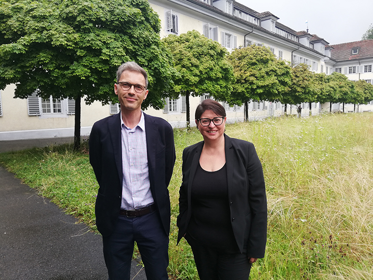 Pascal Hunkeler und Astrid Rädel