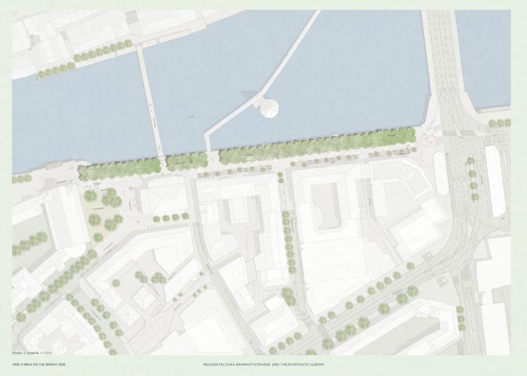 Projekt „take a walk on the bright side“ von Koepfli Partner gmbh, Luzern, Enzmann + Fischer AG, Zürich, und AKP Verkehrsingenieur AG, Luzern,