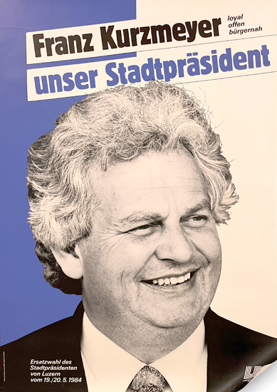 In der Sammlung sind vor allem Plakate zu politischen, wirtschaftlichen und kulturellen Themen und zu Veranstaltungen in der Stadt Luzern zu finden.
