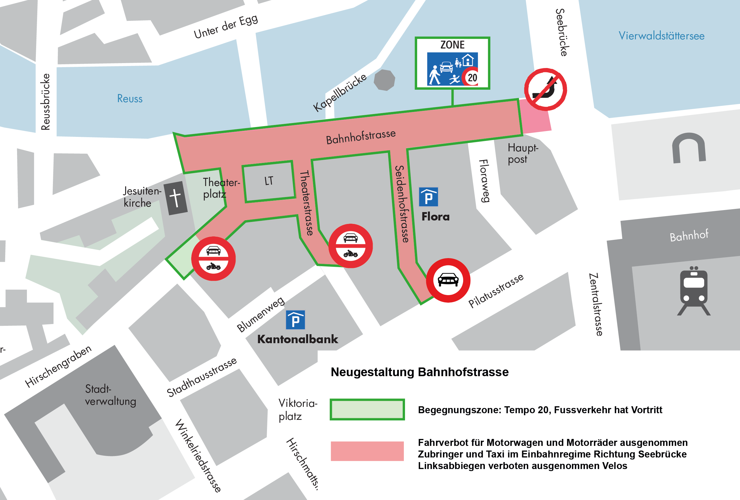 Künftige Verkehrsführung