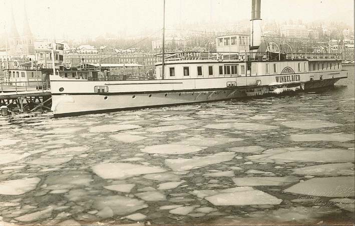 Aufnahme während der Seegfrörni 1928/29.