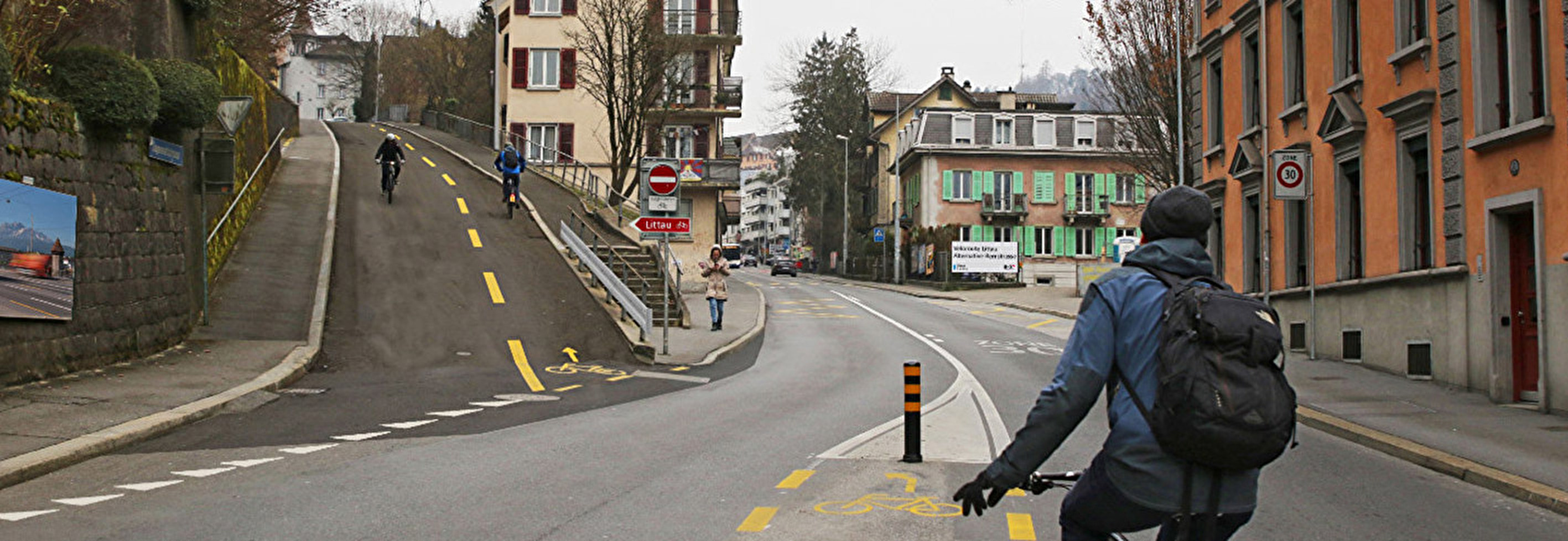 Neue Veloroute als Alternative zur Bern- und Luzernerstrasse