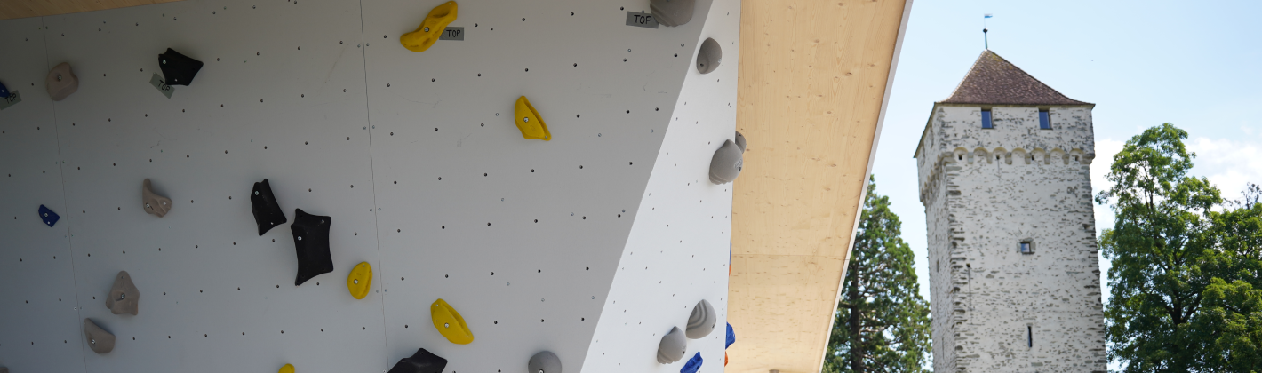 Neuer Boulderblock bei der Aussensportanlage Bramberg