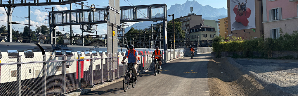 «Gleis Null»: Die neue Veloverbindung zum Bahnhof Luzern