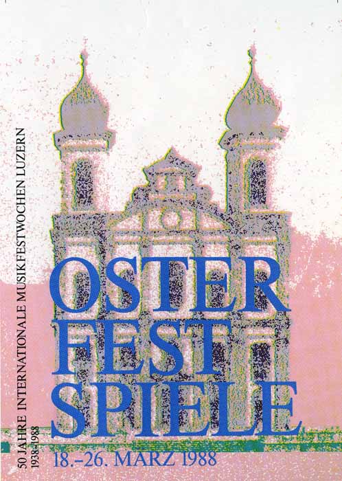 Die Sommerfestspiele ergänzten die IMF anlässlich des 50-Jahr-Jubiläums 1988 durch Osterfestspiele.