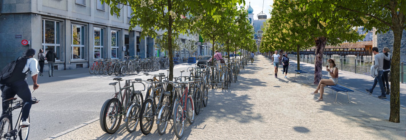 Visualisierung neue Bahnhofstrasse