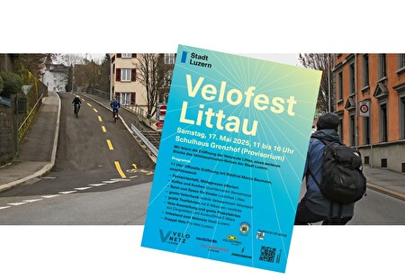 Neubau Veloroute Littau – Alternative zur Bernstrasse