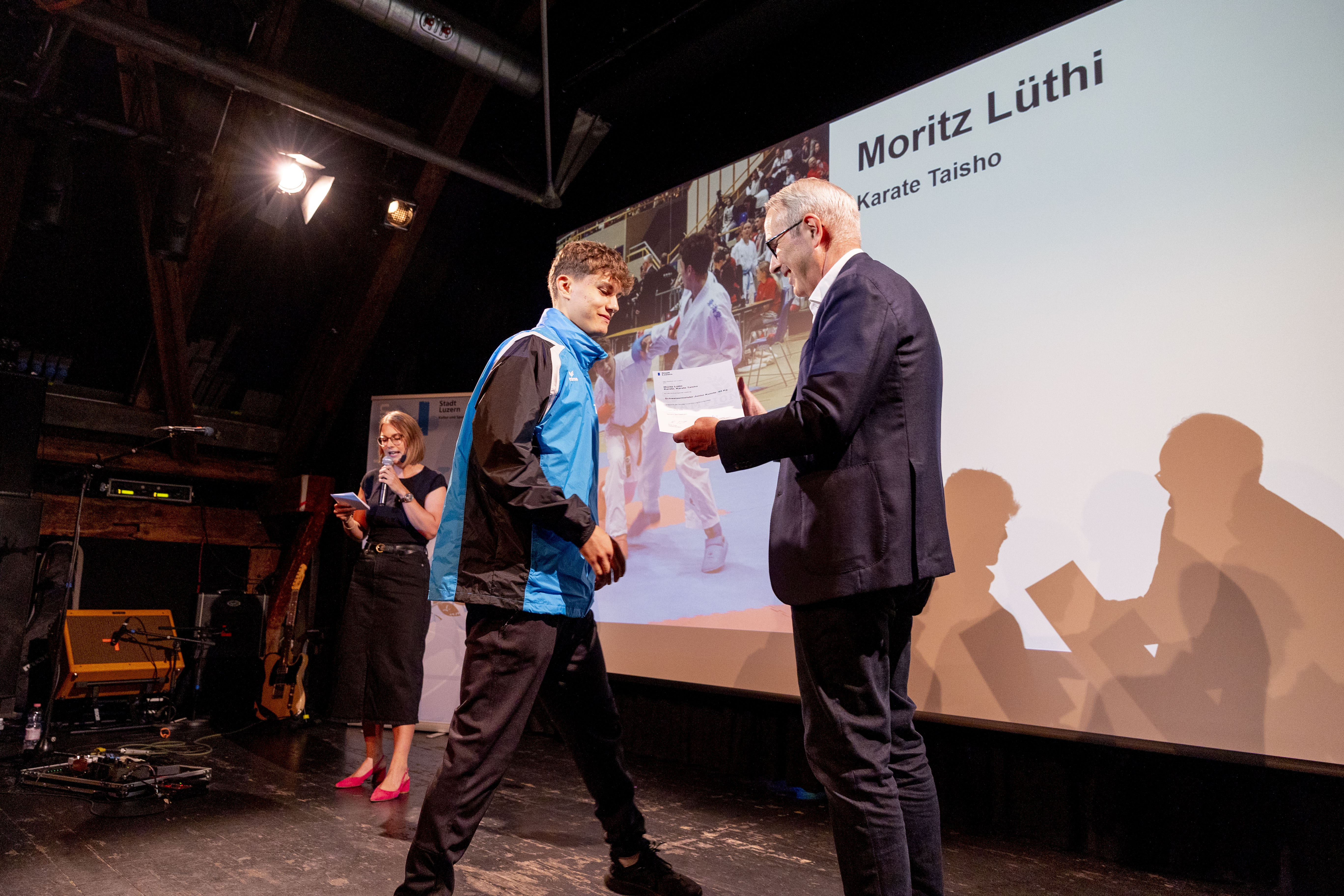 Diplomübergabe Moritz Lüthi und Beat Züsli