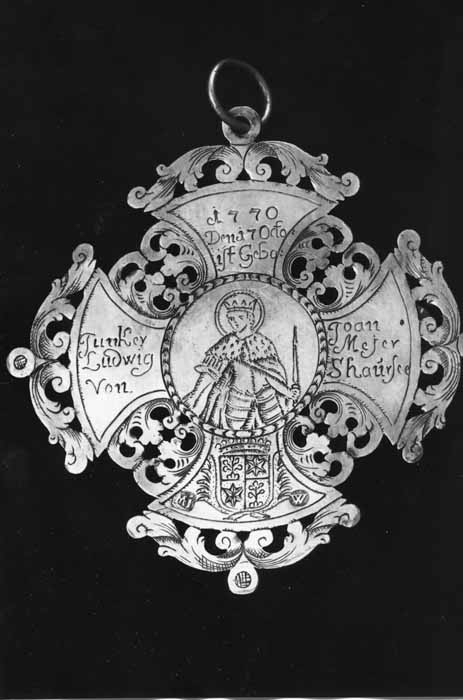 «1770 den 17. October ist geboren Junker Johann Ludwig Meyer von Schauensee»