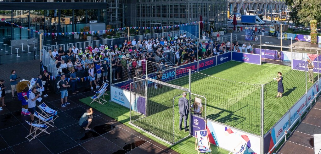 UEFA Women's EURO 2025: Stadt und Kanton eröffnen die Fan Zone auf dem Europaplatz