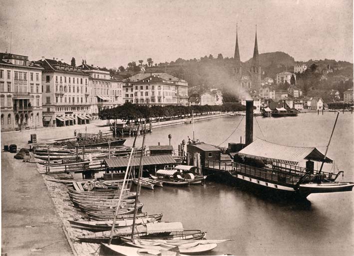Die erste «Stadt Luzern» war 1837-1872 im regulären Einsatz und fungierte danach bis 2005 als Dienstschiff.