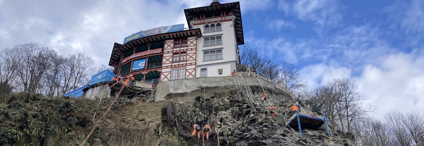 Baustelle Schlössli Schönegg, Quelle: Stadt Luzern