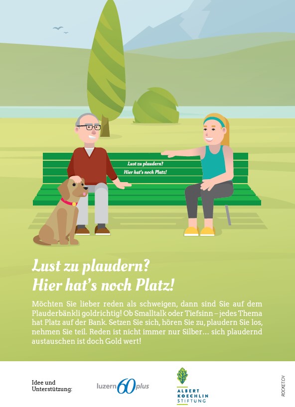 Flyer Plauderbänkli