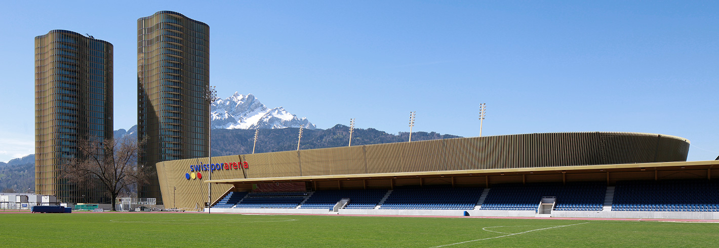 swisspor arena - Austragungsort der drei Gruppenspiele