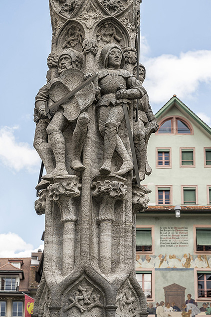Weinmarktbrunnen Ausschnitt Brunnenstock