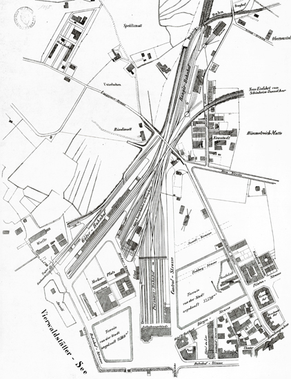 Der Kopfbahnhof blieb den Luzernern am selben Standort erhalten, die Gleisanlage wurde aber vom Stadtzentrum weggedreht und führte nicht mehr durch die Pilatusstrasse.