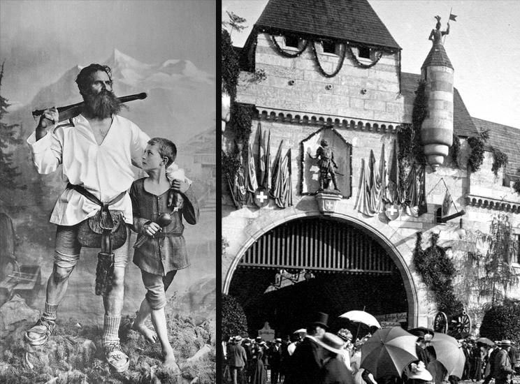Der Nationalheld führte den Festumzug zur Eröffnung des Schützenfestes an und prangte als Statue über dem Haupteingang zur Festhütte, bewacht von einem spiegelverkehrten Männliturm-Krieger.