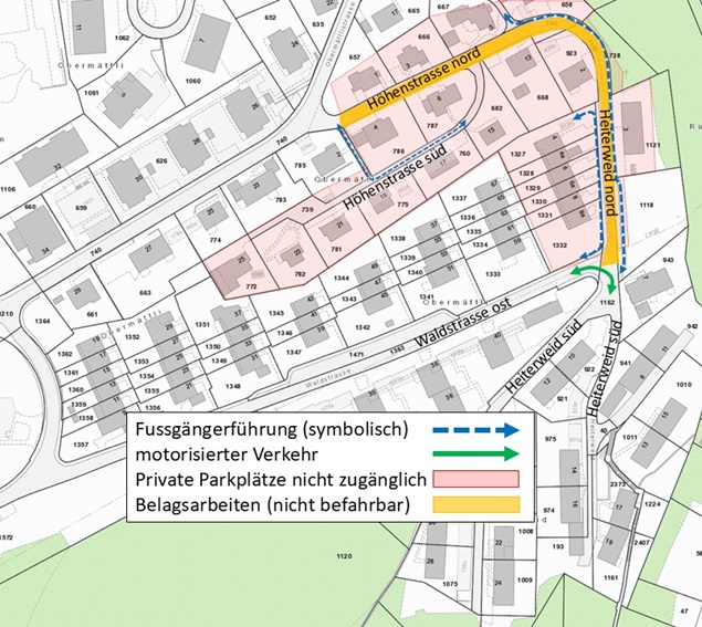 Eappe 4.2 Heiterweid Nord und Höhenstrasse Nord